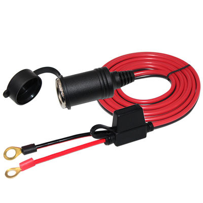 Vrouwelijke aansteker tot O-ring terminal batterijkabel 12V/24V