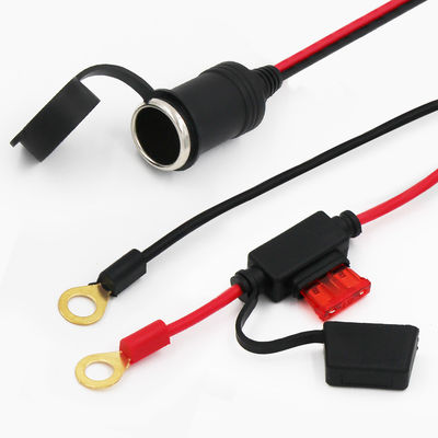 Vrouwelijke aansteker tot O-ring terminal batterijkabel 12V/24V