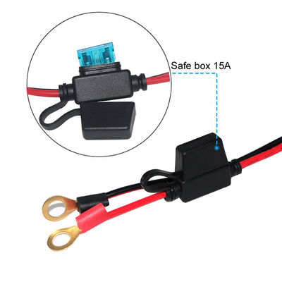 15A Sae-accu-oplader met O-ring-terminalkabel 2ft