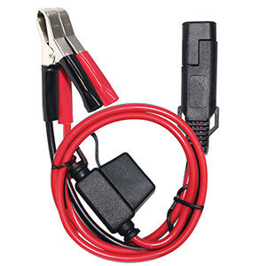 1.5m 5A gesmolten alligator clips naar DC SAE batterijkabel Warterproof