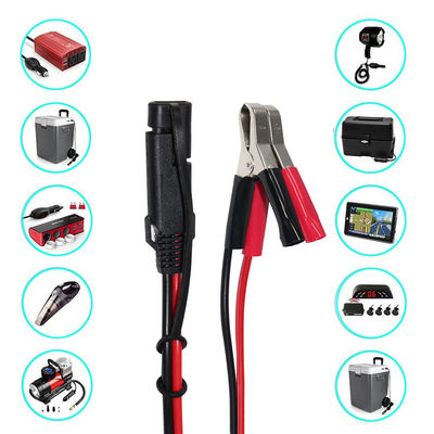 1.5m 5A gesmolten alligator clips naar DC SAE batterijkabel Warterproof
