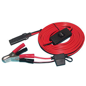 1.5m 5A gesmolten alligator clips naar DC SAE batterijkabel Warterproof