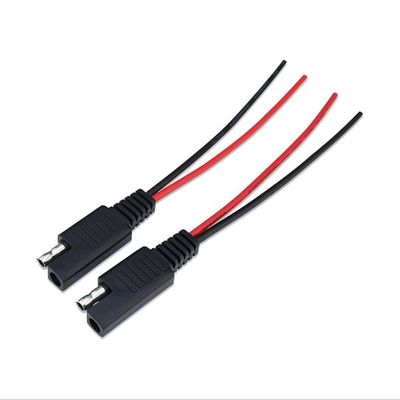 DIY Automotive Solar SAE Verlengkabel 18AWG 2 Pin Snelle ontkoppeling