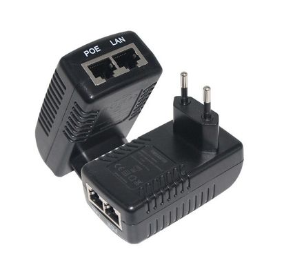 0.4A 1000mbps 24v 48v 1a RJ45 POE Injector Splitter Power Over Ethernet Adapter