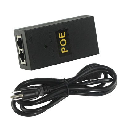 0.4A 1000mbps 24v 48v 1a RJ45 POE Injector Splitter Power Over Ethernet Adapter