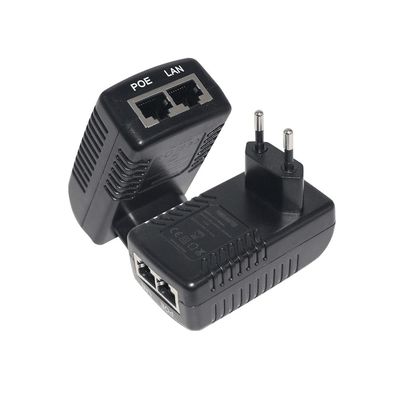 Socket Port POE Injector Splitter Poe Injector Adapter 12V 24V 30W 48V 1A