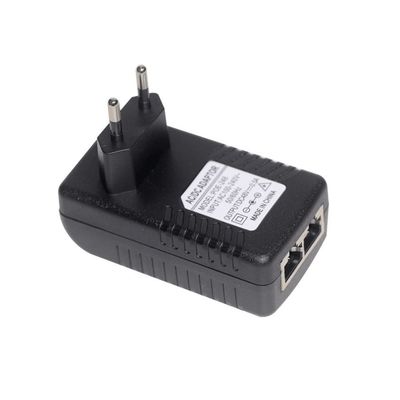 10/100Mbps POE-stroomadapter 24V1A Schakelstroomadapter EU-stop