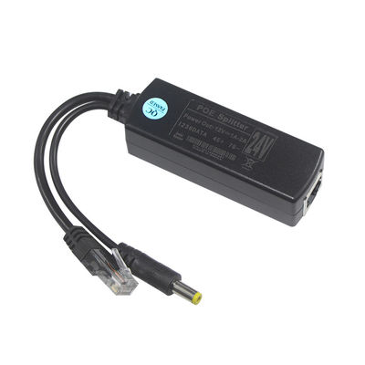 802.3Af 100Mbps 12V POE Injector Splitter Industrial Jack Dc 5525Mm