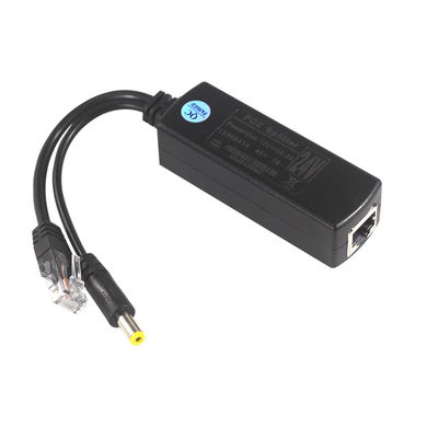 802.3Af 100Mbps 12V POE Injector Splitter Industrial Jack Dc 5525Mm