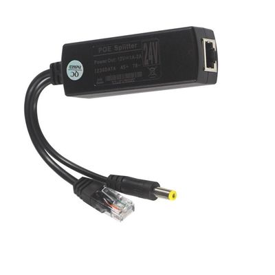Waterdicht POE-injector splitter 100Mbps Beveiliging 12W Y splitter Poe-adapter
