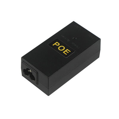 DC-aansluiting 2 RJ45-poorten POE-injector stroomtoevoer 24V 1a Voor IP-camera