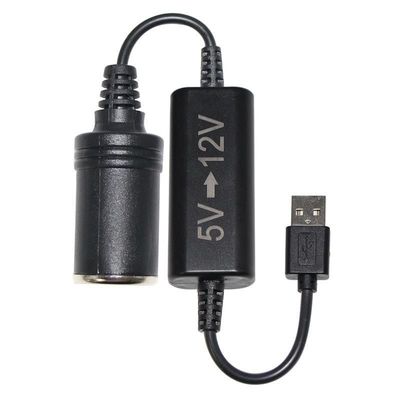 USB naar sigaren Vrouwelijke stopcontact 5v naar 12v USB converter OEM / ODM beschikbaar