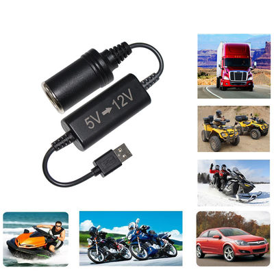 USB naar sigaren Vrouwelijke stopcontact 5v naar 12v USB converter OEM / ODM beschikbaar