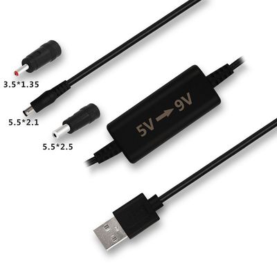 8m USB naar DC stroomkabel Stap op uw WIFI-router en camera met 5V naar 12V converter