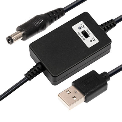 8m USB naar DC stroomkabel Stap op uw WIFI-router en camera met 5V naar 12V converter
