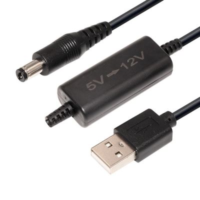 5V 12V DC Power USB Converter kabel met USB 2.0 connector en pure koper geleider