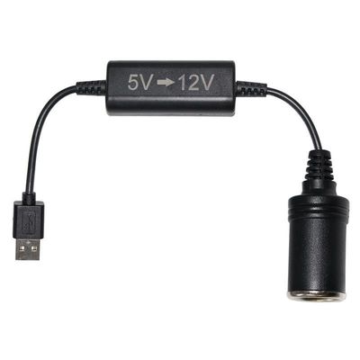 Standaard zwarte 5V tot 9V 12V Step Up kabel 2464 24AWG/2C voor camera
