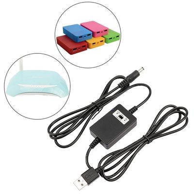 2A Uitgangsstroom 1,5m USB A Male naar DC5521 Converter 12V DC naar 5V/9V/12V Step Up kabel