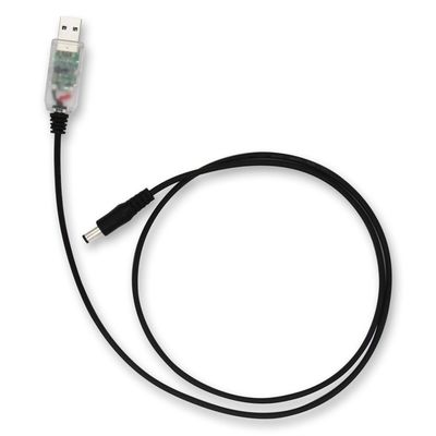 Wit 3A 2.1mm 5 Volt tot 9 Volt USB-converter voor USB-spanningskabel