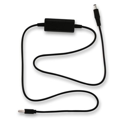 USB 2.0 connector naar DC Jack Male Buck DC Power 5V tot 12V Step Up Converter Cable Set Standard Type Wit/Zwart