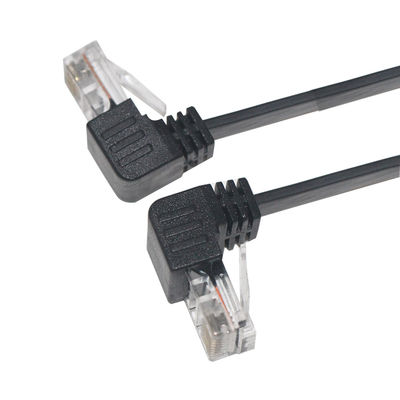 Cat5e/Cat6/Cat7/Cat8 High Speed Lan Kabel RJ45 90 graden Patch Kabel 1-10m