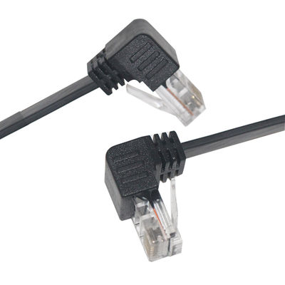 Cat5e/Cat6/Cat7/Cat8 High Speed Lan Kabel RJ45 90 graden Patch Kabel 1-10m