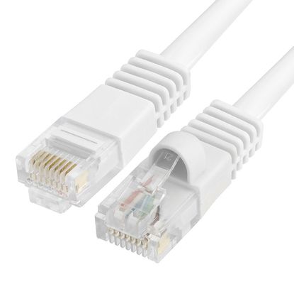 Metalen schild Lszh Ethernet-netwerkkabel 1m Cat6 Flat Patch Cord