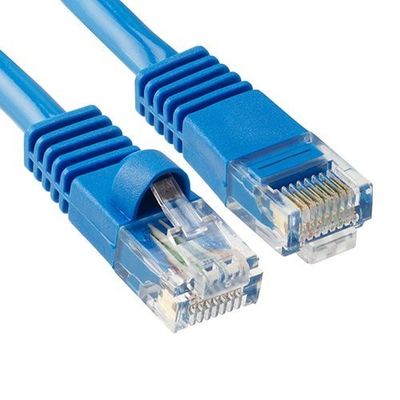 Metalen schild Lszh Ethernet-netwerkkabel 1m Cat6 Flat Patch Cord
