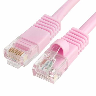 Metalen schild Lszh Ethernet-netwerkkabel 1m Cat6 Flat Patch Cord