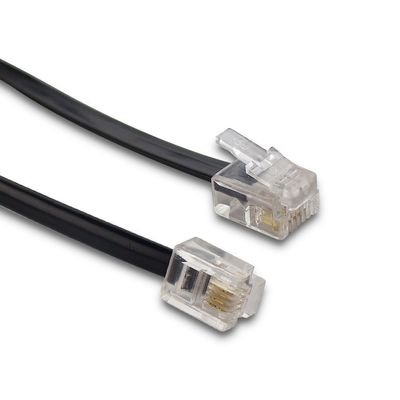 12FT telefoonmodemkabel Spiraal telefoonkabel 24AWG-28AWG