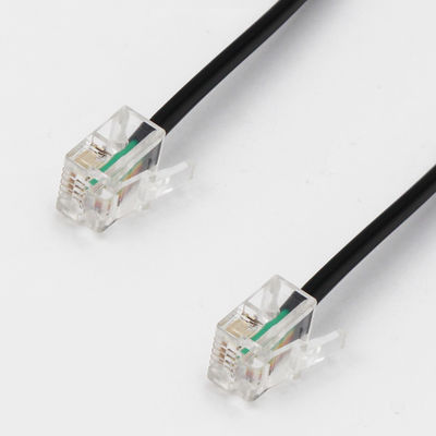 12FT telefoonmodemkabel Spiraal telefoonkabel 24AWG-28AWG