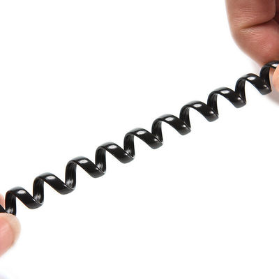 1.5M 5ft 4P4C RJ11 Telefoonontvanger kabel Lang krullend telefoon kabel