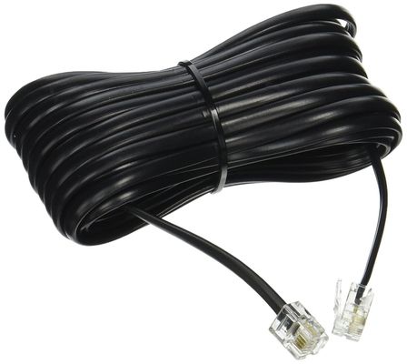 1 meter 24AWG Telefoon Flat Cable Telefoon Patch Cord RJ12 tot RI12 6P6C