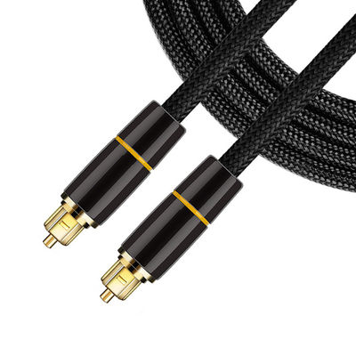 Single Mode 24k goudgeplatte glasvezel audio kabel voor digitale interface