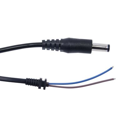 DC5521 Plug Connector To Open End Power Cord Cable met koperen geleider