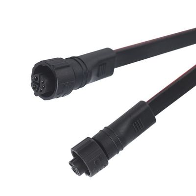 4pin 5pin 6pin rechte mannelijke stekker schroef M8 waterdicht connector 60cm IP65 IP66