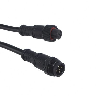 4pin 5pin 6pin rechte mannelijke stekker schroef M8 waterdicht connector 60cm IP65 IP66