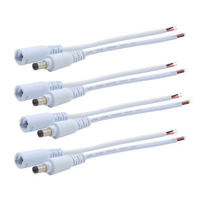 12V 24V gelijkstroomverlengkabel 5.5x2.1mm 5.5x2.5mm Vrouwelijke gelijkstroomstroomkabel voor CCTV