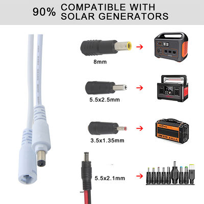 12V 24V gelijkstroomverlengkabel 5.5x2.1mm 5.5x2.5mm Vrouwelijke gelijkstroomstroomkabel voor CCTV