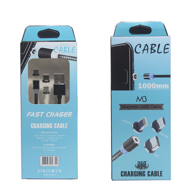3 in 1 oplader USB-telefoonkabel Magnetische telefoonopladerkabel voor mobiele apparaten