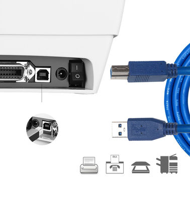 Sneloplader USB A Male naar USB B Male USB 3.0 Extension Cord Data Wire