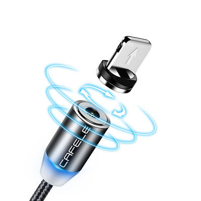 USB-type Micro-USB 360 graden 3 in 1 Led USB-magnetische adapterkabel voor snel opladen