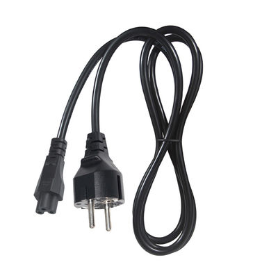 1.8M VDE CEE 77 EU tot C5 Cloverleaf Power Cable PC Laptop Power Cord