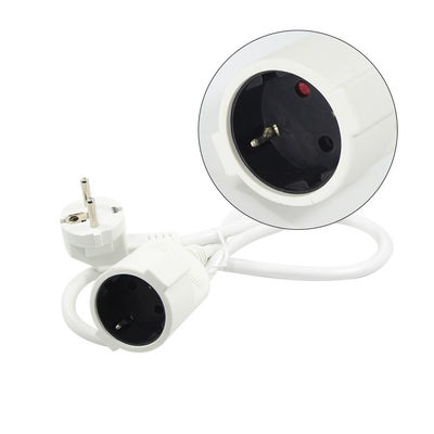 EU-verlengkabel H05VV-F 3G0.75mm2 Zwart Industriële stroomkabel