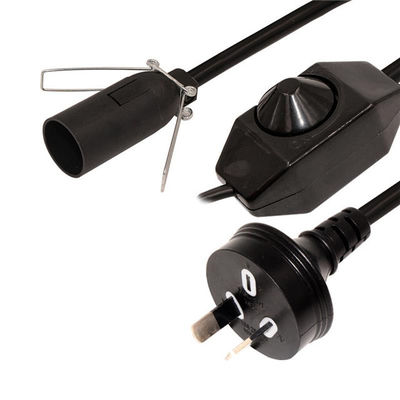Edison Lamp Socket AC Electric Extension Wire Dimmer Light Bulb Set voor Australië Zoutlamp