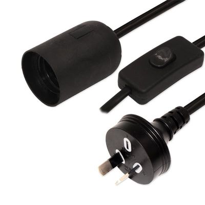 Edison Lamp Socket AC Electric Extension Wire Dimmer Light Bulb Set voor Australië Zoutlamp