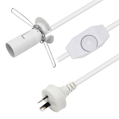 Kabel H03VVh2-F 2G*0.75mm2 Zoutlamp Dimmer Schakelaar En E14 Power Cord Met Australië Plug