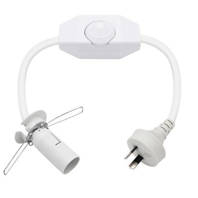 Kabel H03VVh2-F 2G*0.75mm2 Zoutlamp Dimmer Schakelaar En E14 Power Cord Met Australië Plug