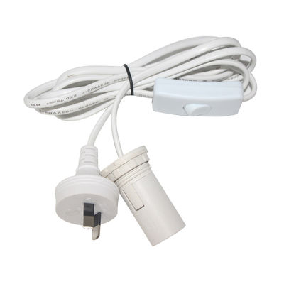 Kabel H03VVh2-F 2G*0.75mm2 Zoutlamp Dimmer Schakelaar En E14 Power Cord Met Australië Plug