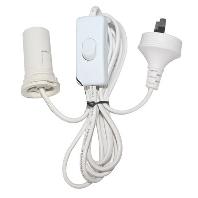 Kabel H03VVh2-F 2G*0.75mm2 Zoutlamp Dimmer Schakelaar En E14 Power Cord Met Australië Plug